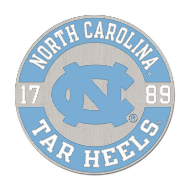 Tarjeta de joyería con pin de esmalte de colección de los Tar Heels de Carolina del Norte