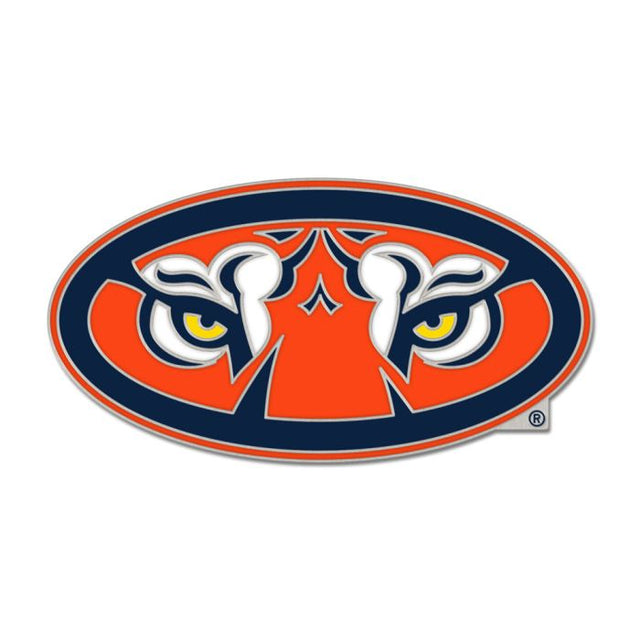 Tarjeta de joyería con pin esmaltado de colección con logotipo secundario de Auburn Tigers