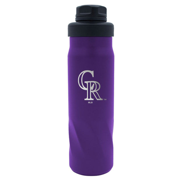 Botella de agua de 20 oz de los Colorado Rockies de Morgan Stainless