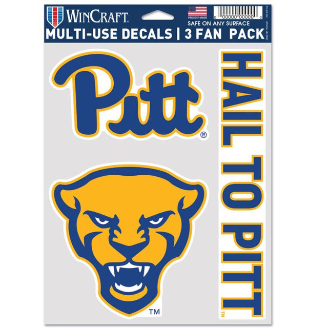 Paquete multiusos para 3 fanáticos de los Pittsburgh Panthers