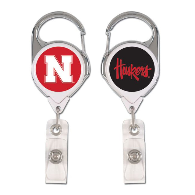 Nebraska Cornhuskers Retrct 2S Prem Badge Holders