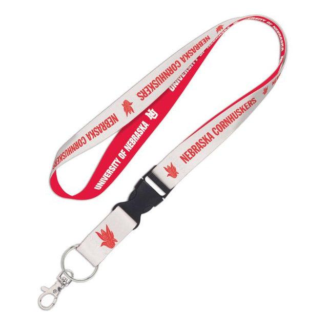 Nebraska Cornhuskers /College Vault Lanyard w/detachable buckle 1"