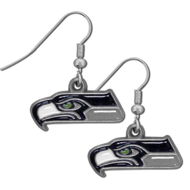 Pendientes colgantes de los Seattle Seahawks