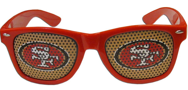 Gafas de sol playeras para el día del partido de los San Francisco 49ers