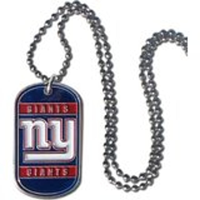 Collar con etiqueta de los New York Giants