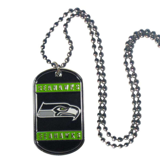 Collar con etiqueta de los Seattle Seahawks