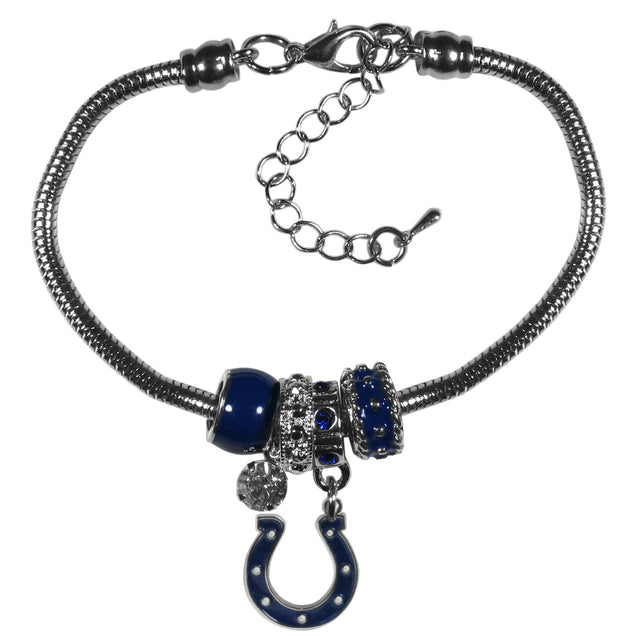 Pulsera de los Indianapolis Colts con cuentas estilo euro