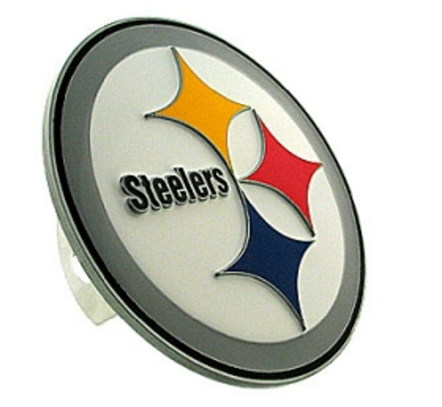 Cubierta del logotipo del enganche de remolque de los Pittsburgh Steelers