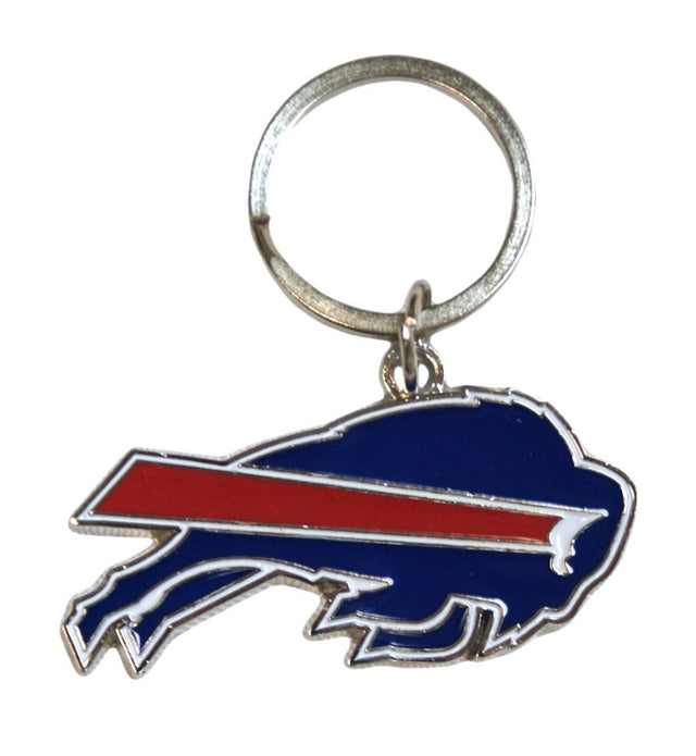 Llavero con el logotipo cromado de los Buffalo Bills