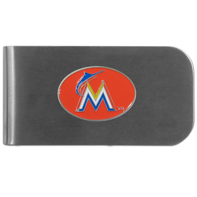 Clip para billetes de los Miami Marlins Steel CO