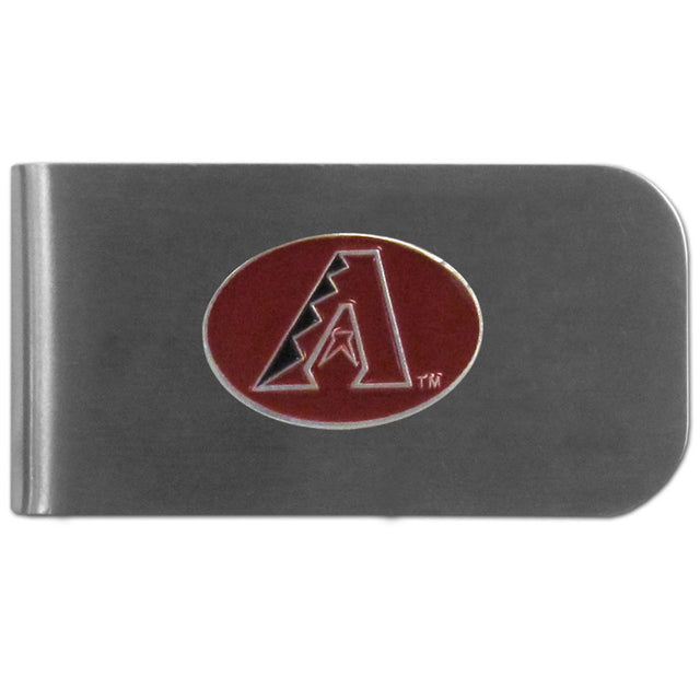 Clip para billetes de los Diamondbacks de Arizona de acero inoxidable