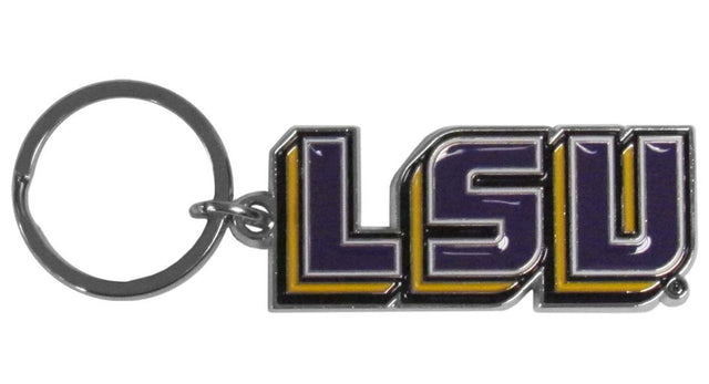 Llavero con el logotipo cromado de los LSU Tigers