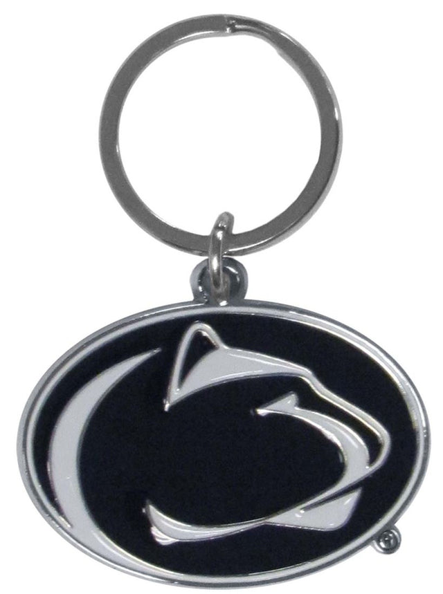 Llavero con el logotipo cromado de los Penn State Nittany Lions