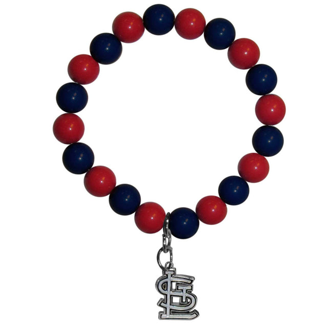 Pulsera de los St. Louis Cardinals con cuentas estilo CO