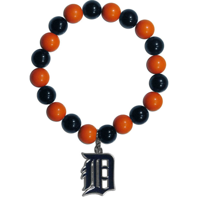 Pulsera de los Tigres de Detroit con cuentas estilo CO