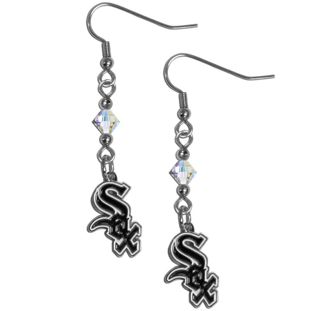 Pendientes de los White Sox de Chicago con forma de anzuelo de pez