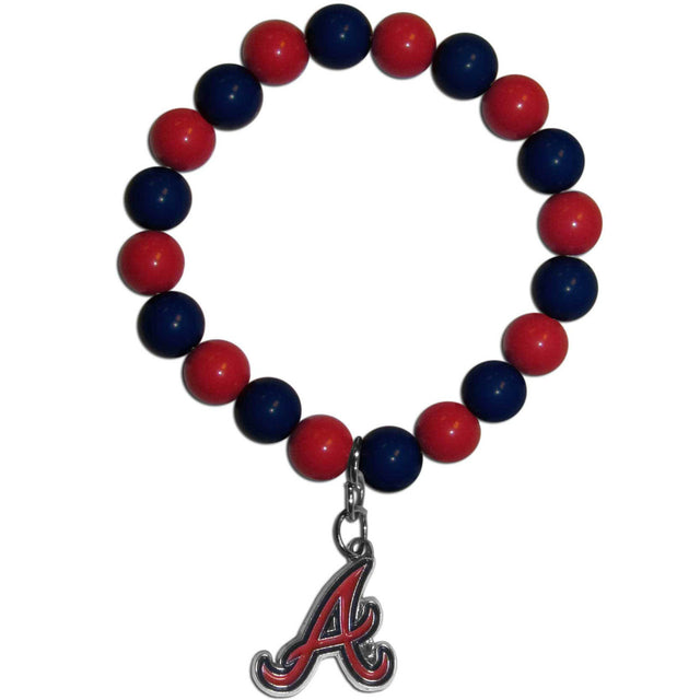 Pulsera de los Bravos de Atlanta con cuentas estilo CO