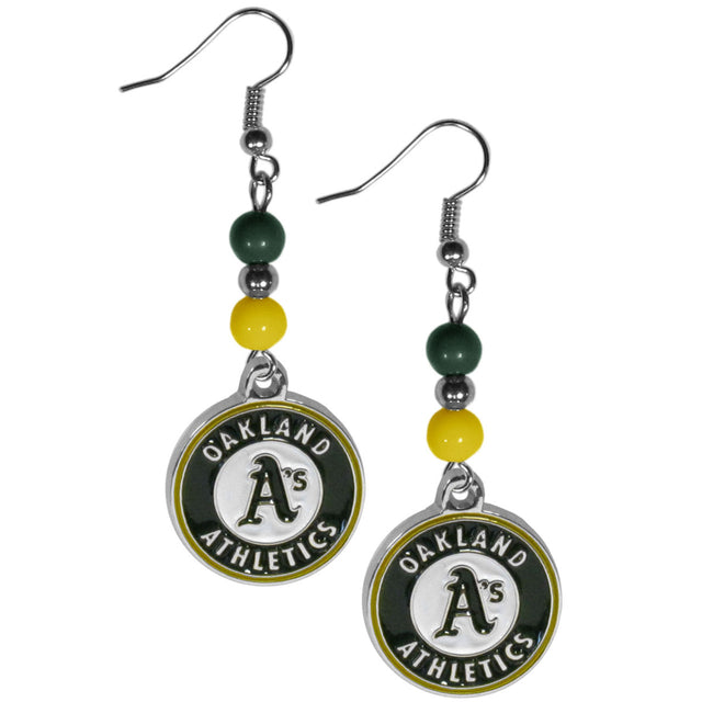 Oakland Athletics Earrings Dangle Style CO