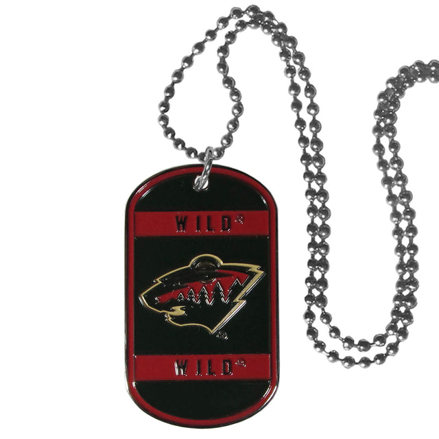 Minnesota Wild Necklace Tag Style