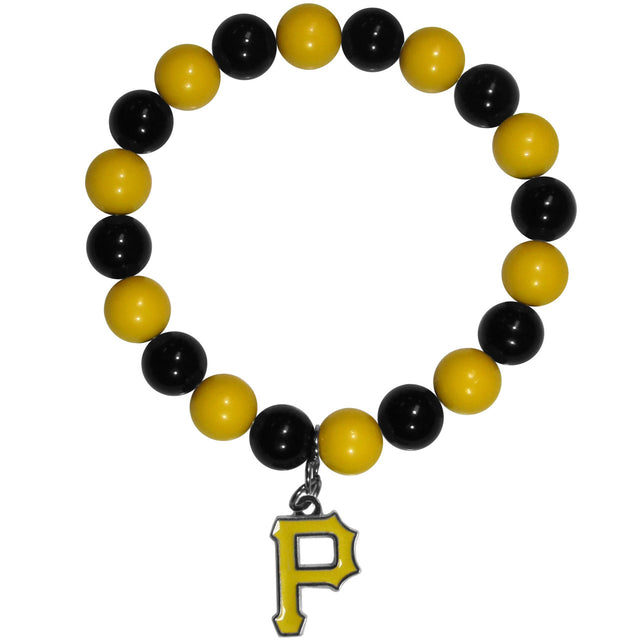 Pulsera de los Piratas de Pittsburgh con cuentas estilo CO