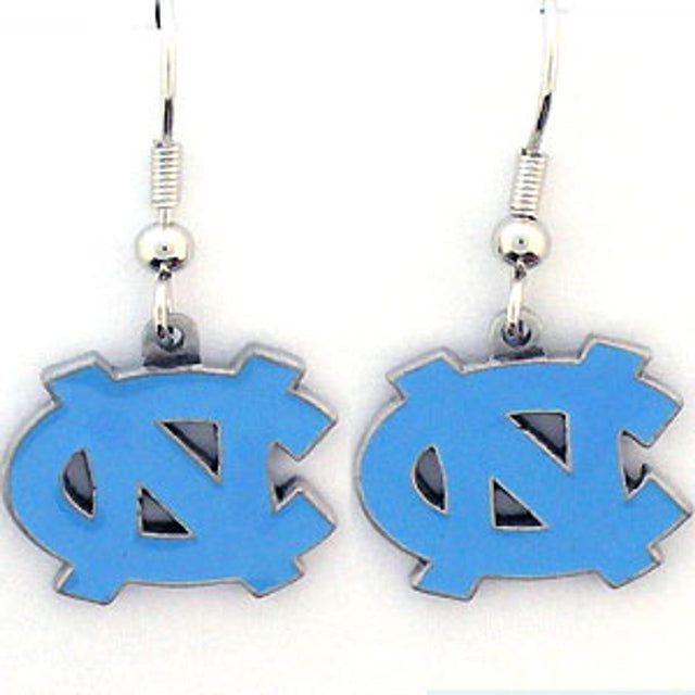 Pendientes colgantes de los Tar Heels de Carolina del Norte