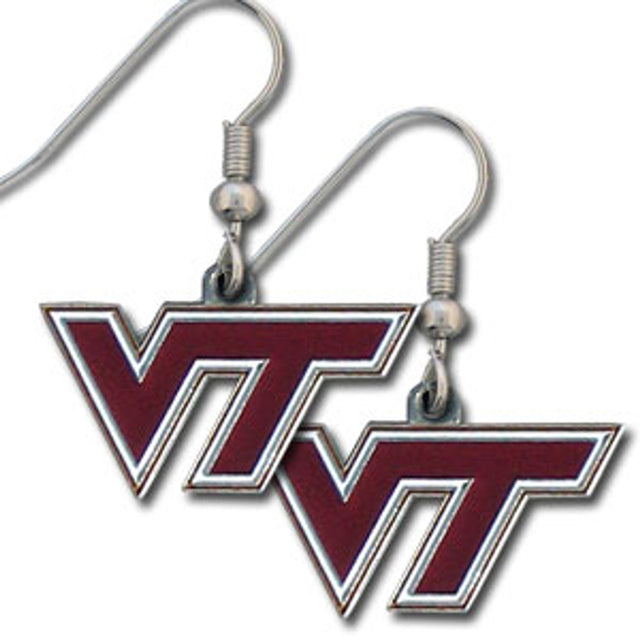 Pendientes colgantes de Virginia Tech Hokies