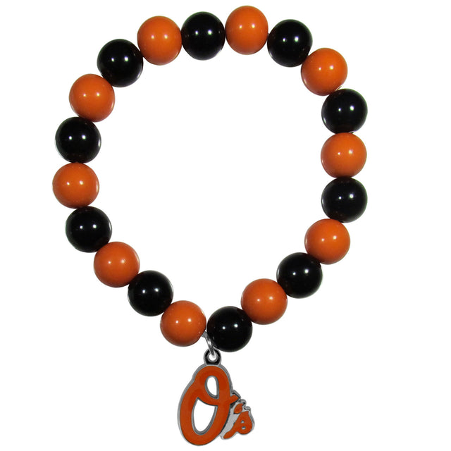 Pulsera de cuentas de los Baltimore Orioles estilo CO