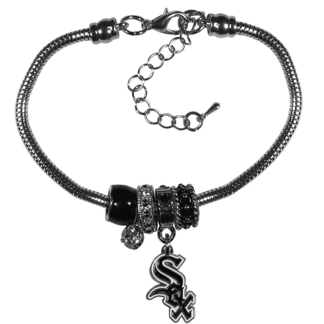 Pulsera de los Chicago White Sox estilo Euro Bead CO