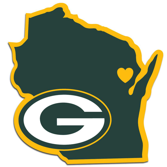 Green Bay Packers Decal Home State Pride