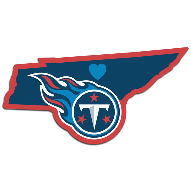 Calcomanía de orgullo del estado natal de Tennessee Titans