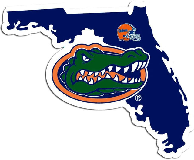 Calcomanía de los Florida Gators con el estilo de orgullo del estado de origen