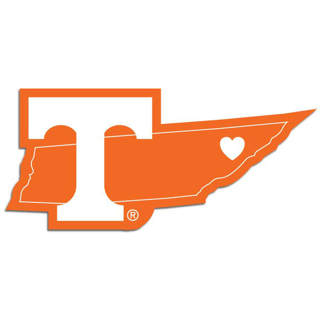 Calcomanía de Tennessee Volunteers con el estilo de orgullo del estado de origen