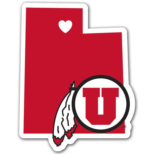 Utah Utes Decal Home State Pride Style