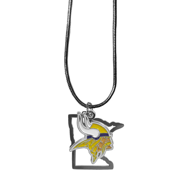 Minnesota Vikings Necklace State Charm