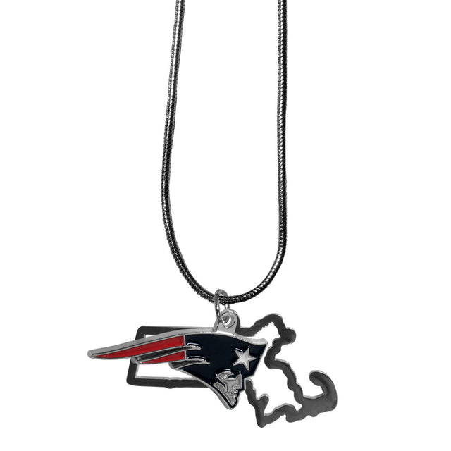 Collar con dije del estado de los New England Patriots