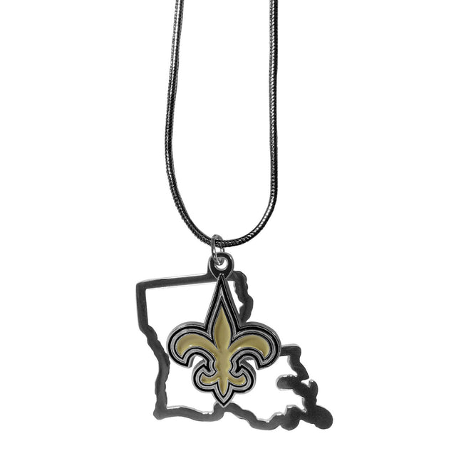 Collar con dije del estado de los New Orleans Saints