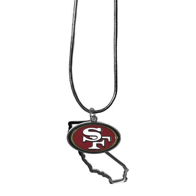 Collar con dije del estado de los San Francisco 49ers