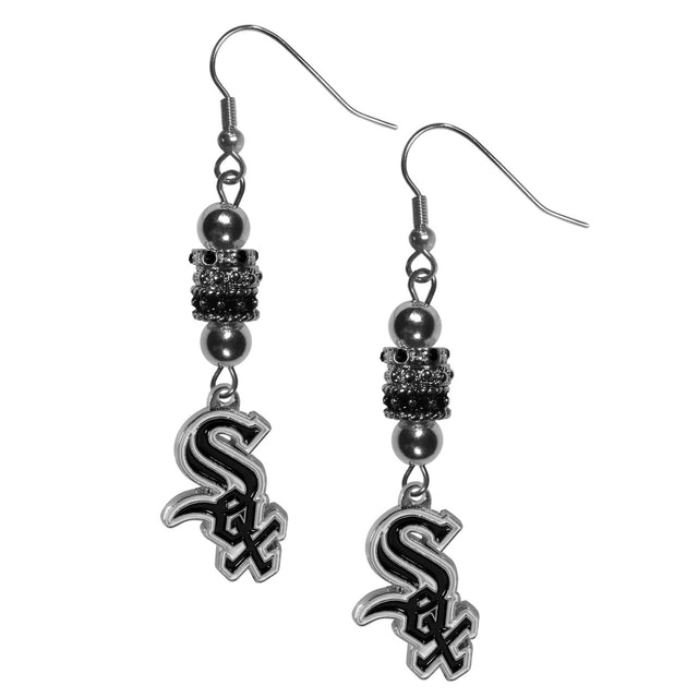 Pendientes de los Chicago White Sox con forma de anzuelo estilo europeo CO