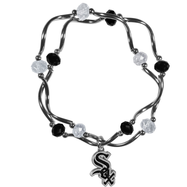 Pulsera de cuentas de colores de los White Sox de Chicago