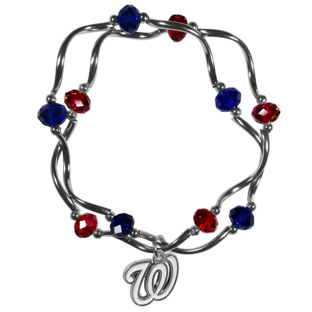 Pulsera de cuentas de colores de los Washington Nationals CO