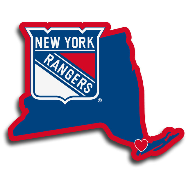 New York Rangers Decal Home State Pride Style