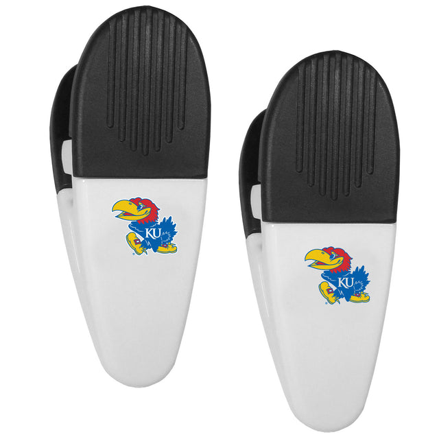 Kansas Jayhawks Chip Clips 2 Pack