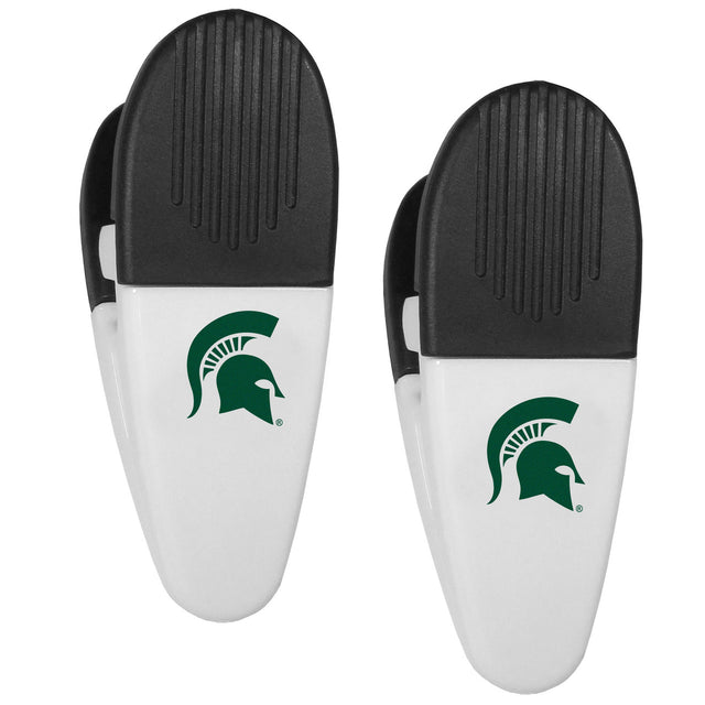 Paquete de 2 pinzas para el pelo de los Spartans de Michigan State