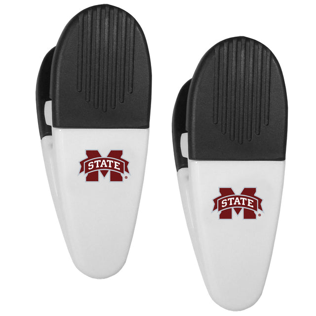 Paquete de 2 pinzas para patatas fritas de Mississippi State Bulldogs