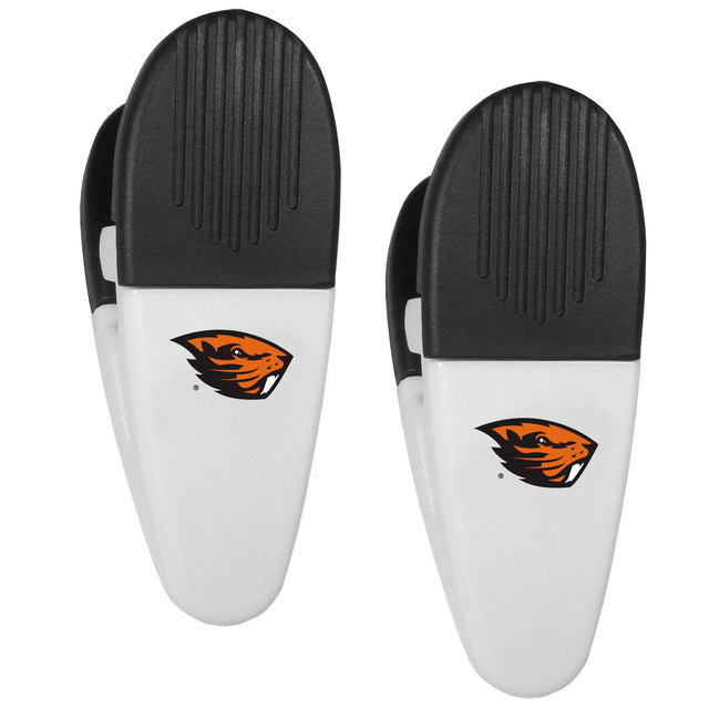 Paquete de 2 pinzas para patatas fritas de Oregon State Beavers