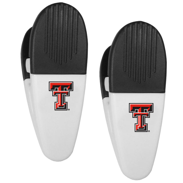 Paquete de 2 pinzas para fichas de los Texas Tech Red Raiders