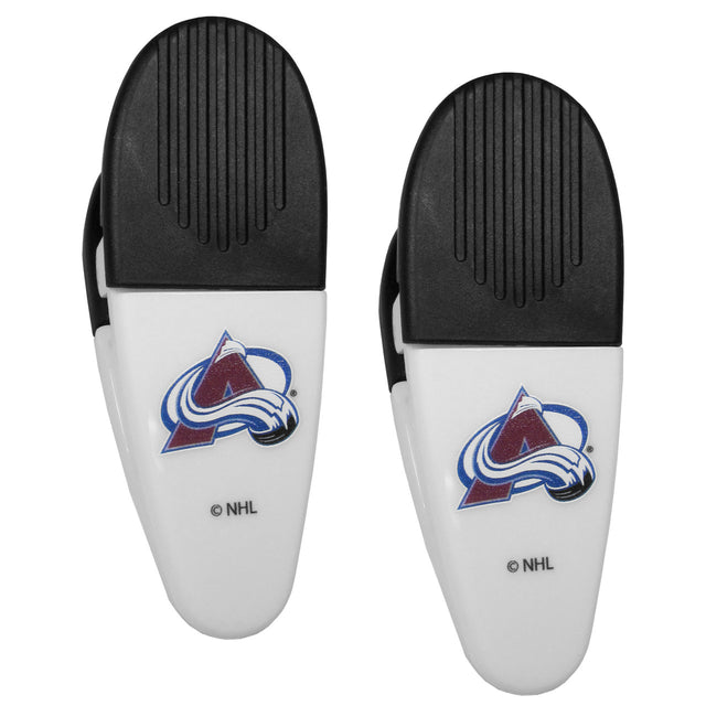 Colorado Avalanche Chip Clips 2 Pack