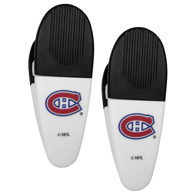 Paquete de 2 pinzas para patatas fritas de los Montreal Canadiens