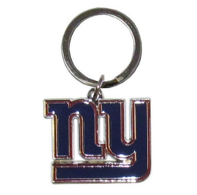 Llavero con el logotipo cromado de los New York Giants