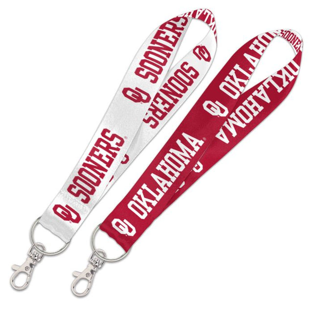 Oklahoma Sooners Lanyard Key Strap 1"